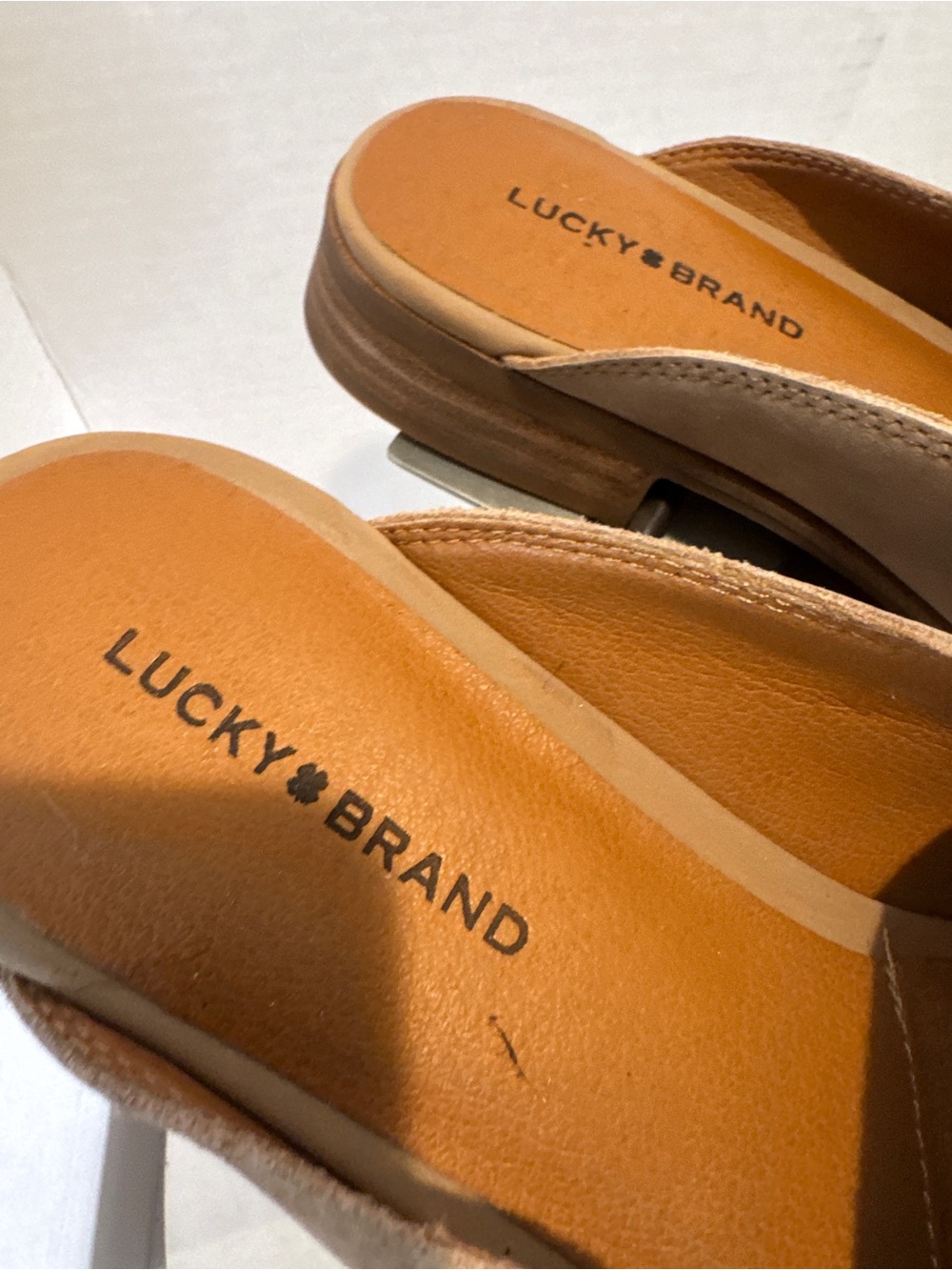 Lucky Brand Linox Leather Upper Women's Mules Sandals Brand New size US 9 - Picture 4 of 10